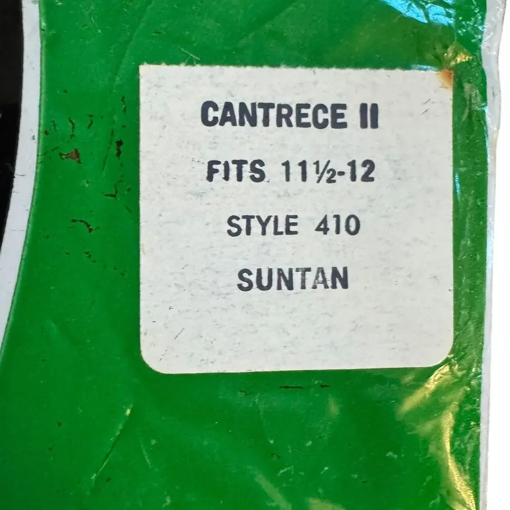 Lot 3 Vintage Jeanny Cantrece II Nylon Stockings Suntan 11.5-12 Style 410 NOS